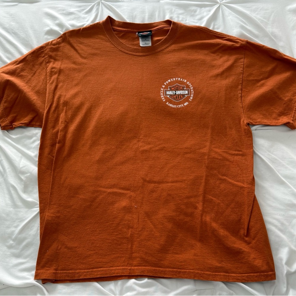 2006 Harley-Davidson Men's Orange T-Shirt
